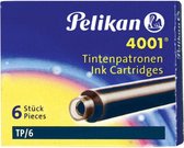 46x Pelikan inktpatronen 4001 blauw-zwart