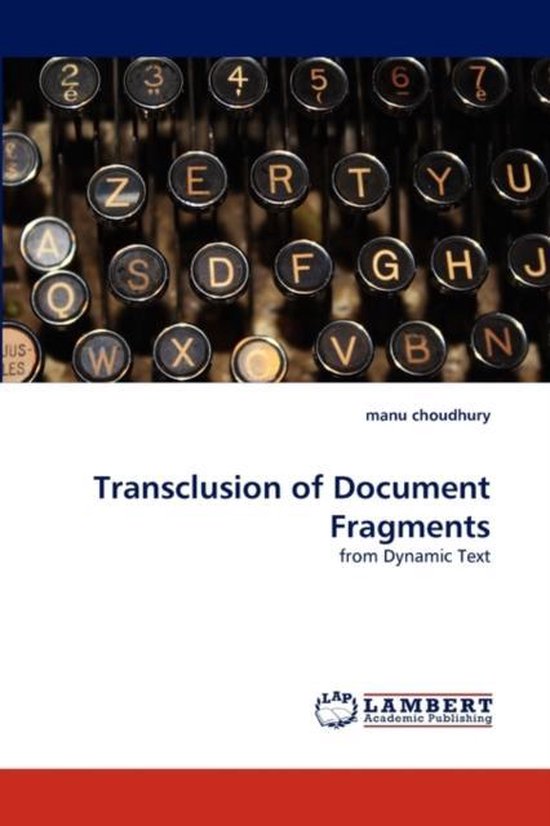 Transclusion of Document Fragments - cover