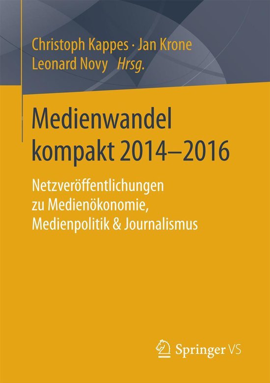 Medienwandel kompakt 2014–2016 - cover