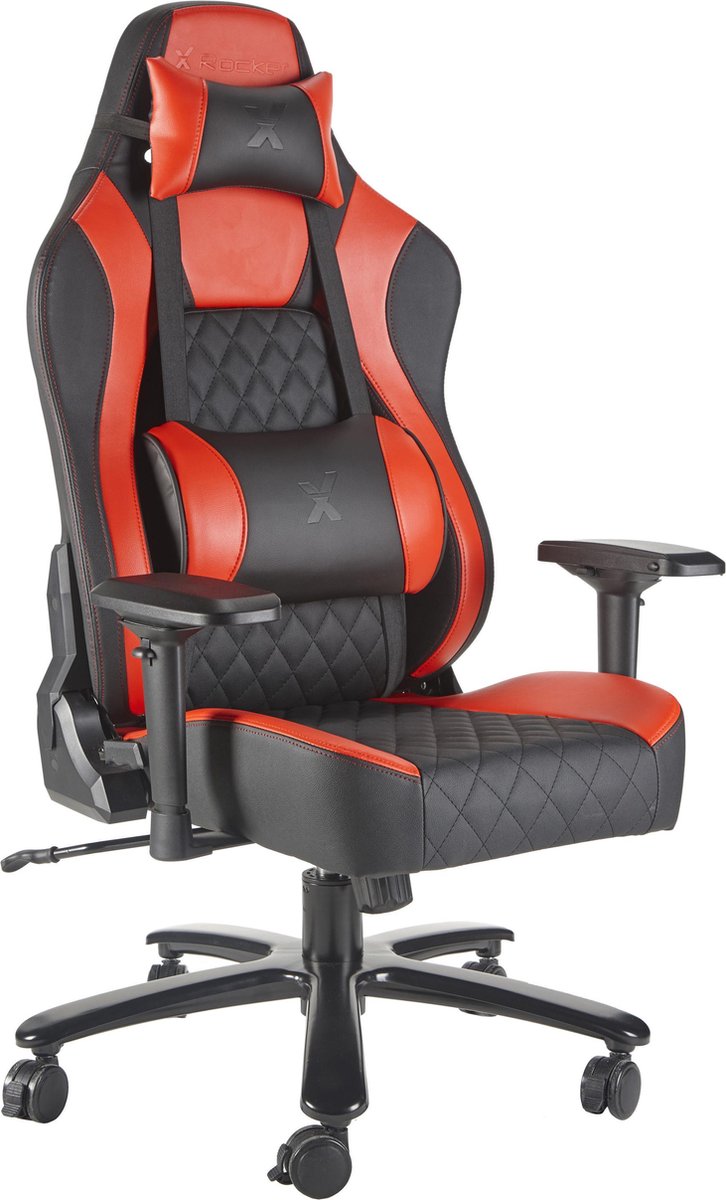X Rocker Red Delta Gaming Chair | bol.com