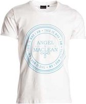 Angel & MacLean maat 128 shirt wit korte mouw