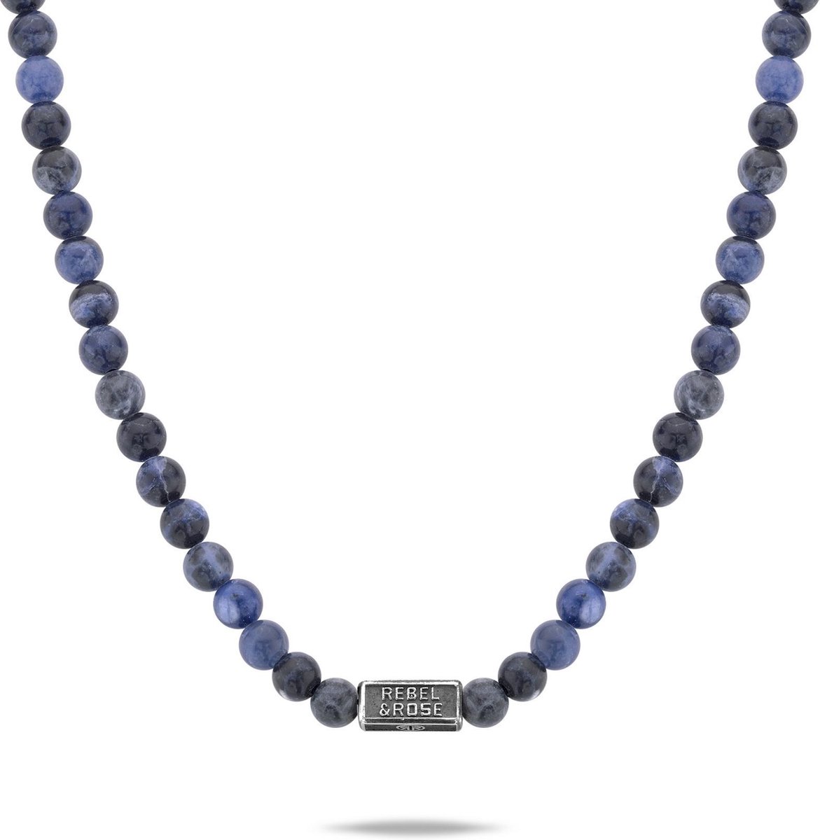 Rebel&Rose collier - Necklace Midnight Blue - 6mm