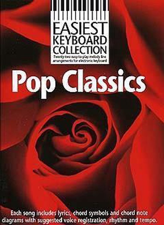 Easiest Keyboard Collection Pop Classics Melody Lyrics Chord ... - cover