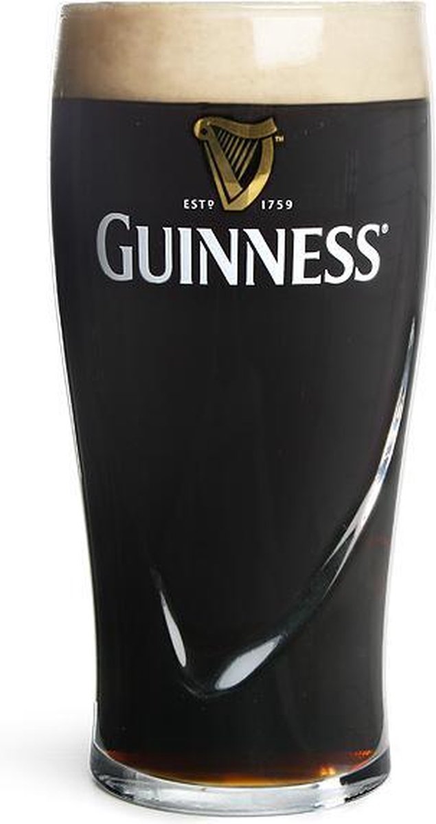 Guinness Pint Glazen 568 ml - 24 stuks | bol.com