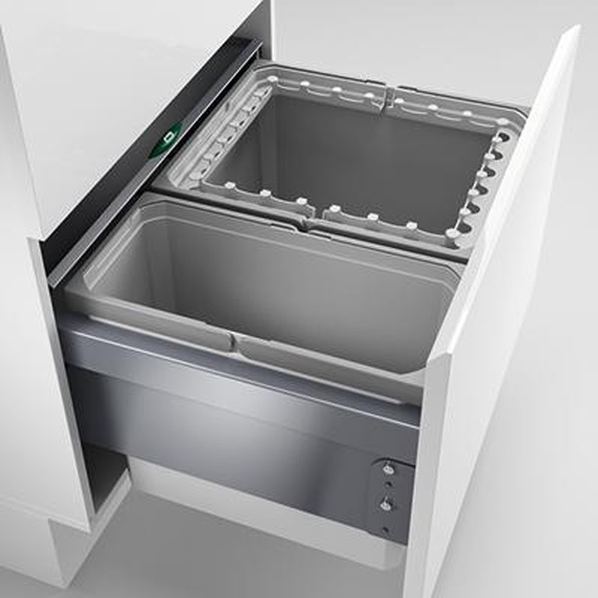 Prullenbak frontdeur Cox base luxe 45 liter met deksel. 5 jaar garantie. 60cm brede kast
