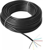 7x0,75mm² kabel op rol 50 M