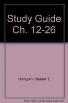 Study Guide Ch. 12-26