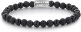 Rebel & Rose Stones Only Black Rocks - 6mm RR-60033-S-16,5 cm