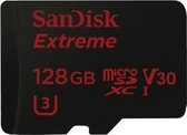 Sandisk Micro SDXC Extreme - 128 GB - Met adapter