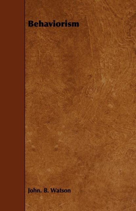 Behaviorism - cover