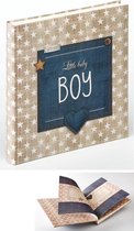 Walther Design Uk-100-L Little Baby - Fotoalbum - 28 x 31 cm - Blauw/Beige/Wit - 50 pagina's