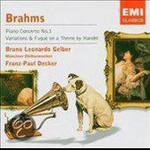 Brahms: Piano Concerto No.1; Handel Variations