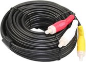 Audio/Video Kabel, 3x Tulp (RCA) male naar 3x Tulp (RCA) male (5 Meter)