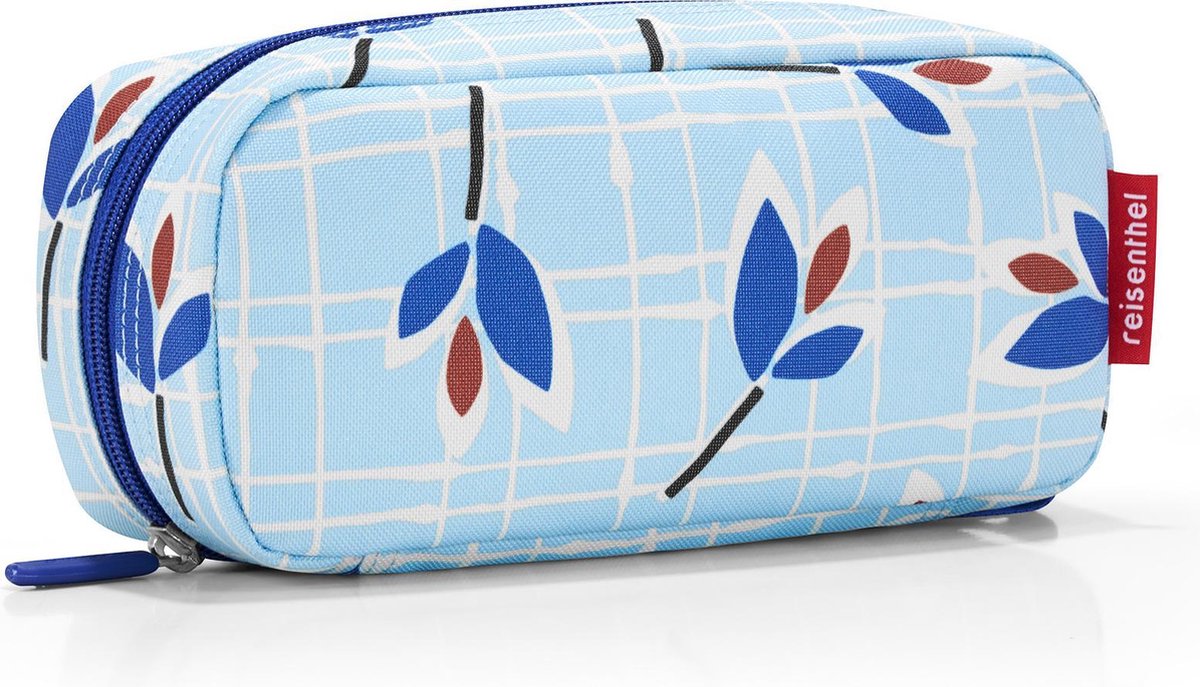 Reisenthel Multicase Toilettas Make-Up Etui - 1,5L - Leaves Blue Lichtblauw