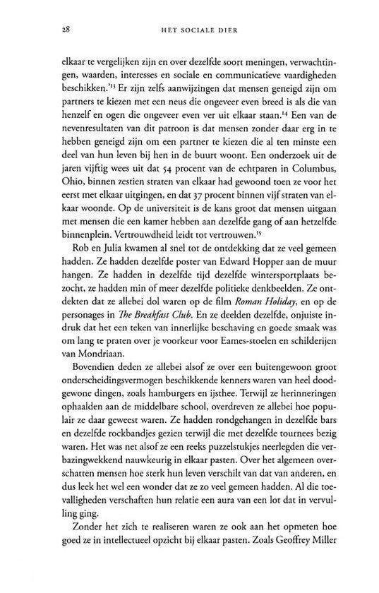 Pagina met tekst, met een paginanummer.