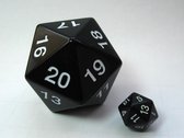 55 mm 20-zijdig, spindown zwart
