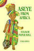 Aseye from Africa Sticker Paper Doll