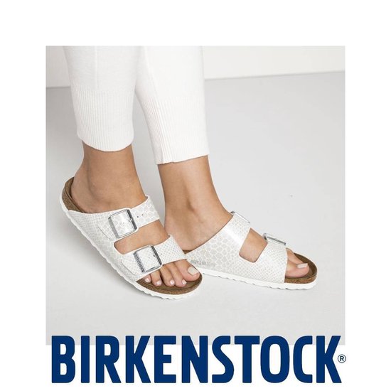 white arizona birkenstocks size 38