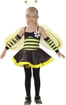 Bij & Wesp Kostuum | Bezige Bij | Meisje | Small | Carnaval kostuum | Verkleedkleding