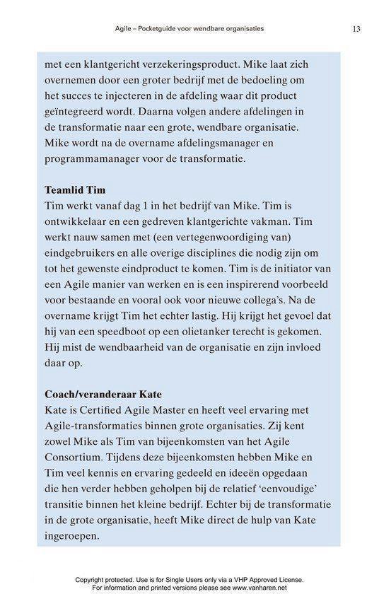 Agile Pocketguide Voor Agile Organisaties