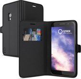 Qtrek Samsung Galaxy S7 Edge Gel Wallet Case Black