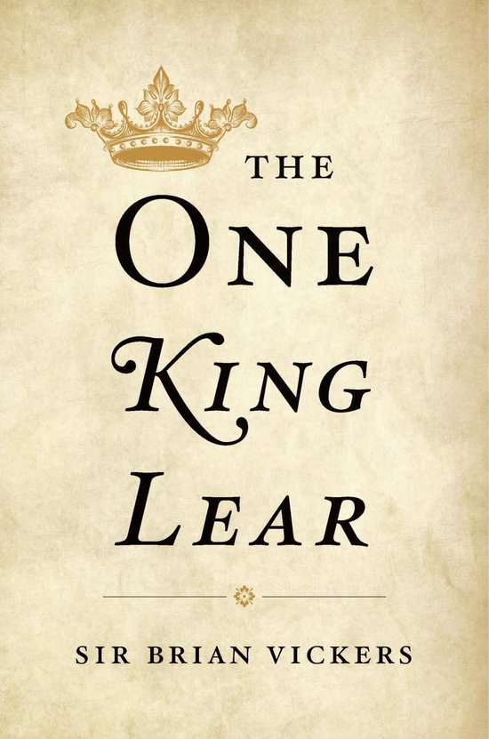 The One King Lear - cover