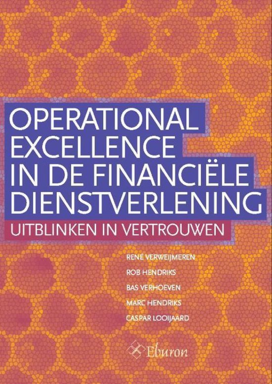 Cover van het boek 'Operational excellence in de financiële dienstverlening'