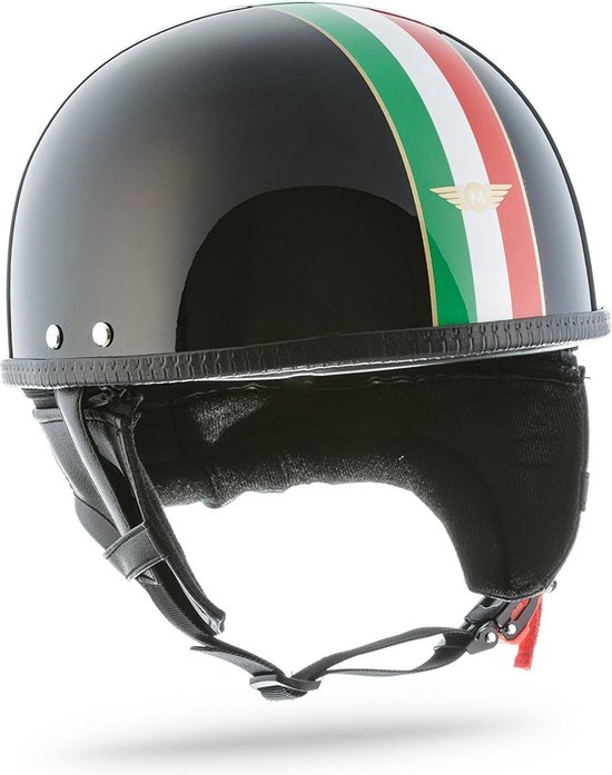 MOTO • ITALY • M • Helm Motor Retro Vespa Scooter Pothelm Braincap | bol.com