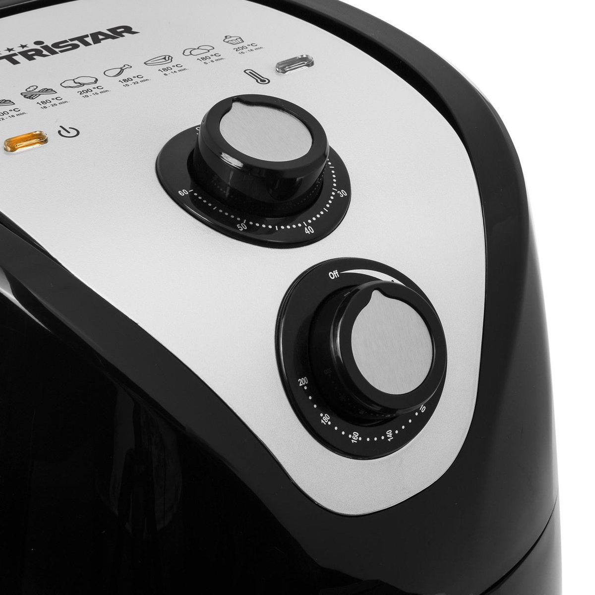 Afbeelding 2 van Tristar FR-6994 - Airfryer XL - 4,5L - Geschikt voor 6 poties - Zwart