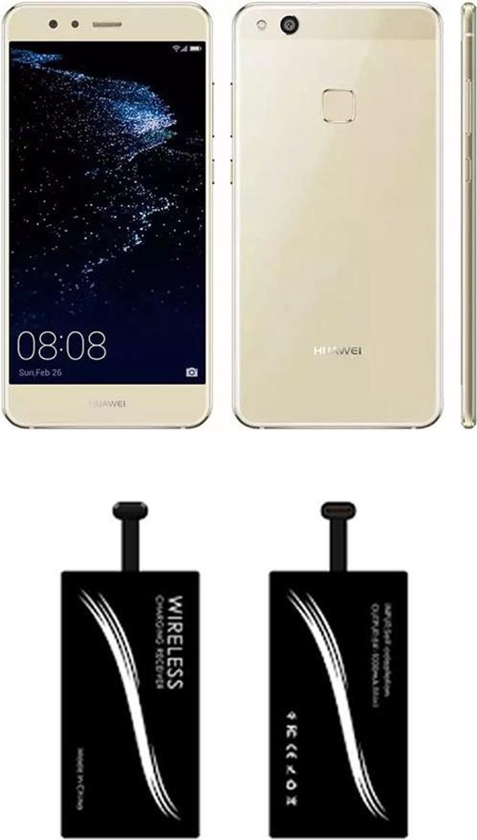 Qi draadloze ontvanger / Qi Wireless Receiver voor Huawei P10 Lite | bol.com