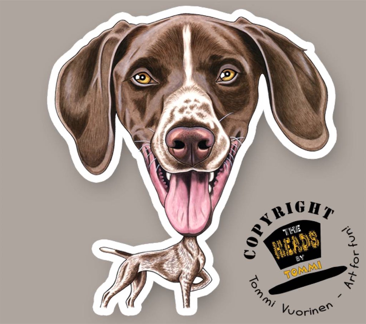 Magneet Hond Duitse Kortharige Pointer