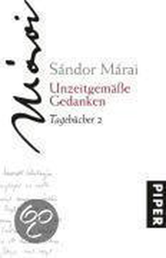 Unzeitgemäße Gedanken
