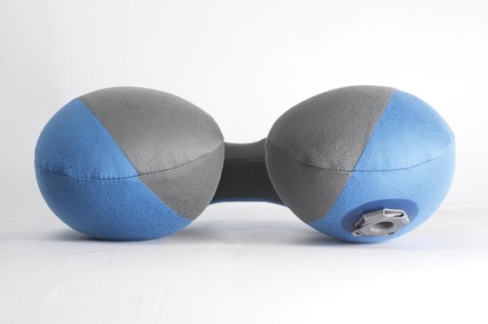Sea to Summit Aeros Pillow Premium Kampeerkussen - Opblaasbaar Nekkussen - Blauw