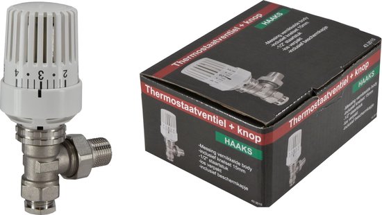 Wiesbaden Ra Thermostatische Radiatorventiel 1/2 x 1.5 cm Haaks