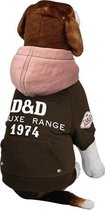 D&D Kleding Dog Jas Deluxe - Bruin Xs 22X35X20 Cm