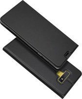 Luxe zwart agenda case hoesje Telefoonhoesje geschikt voor Samsung Galaxy Note 9