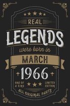 Real Legendes were born in March 1966