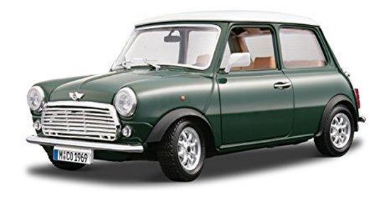Bburago Mini Cooper 1969 Beige Kleur Bol