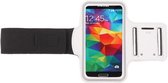 Sportband Sportarmband Samsung Galaxy S6 hardloop sport band armband Wit / White