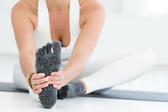 Yogistar Yoga-teensokken, graphit 36 - 38 Sportsokken van YOGISTAR — afbeelding 2