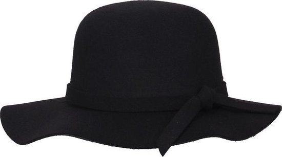 verjaardag Winst hoofdstuk Vilten hoed zwart | bol.com