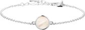 Selected Jewels Pearl Armband  (Lengte: 19 cm) - Parelmoer,Zilver