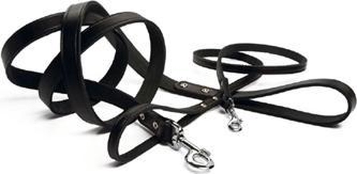 Beeztees Geniet Hondenriem - Zwart - 200 cm x 20 mm