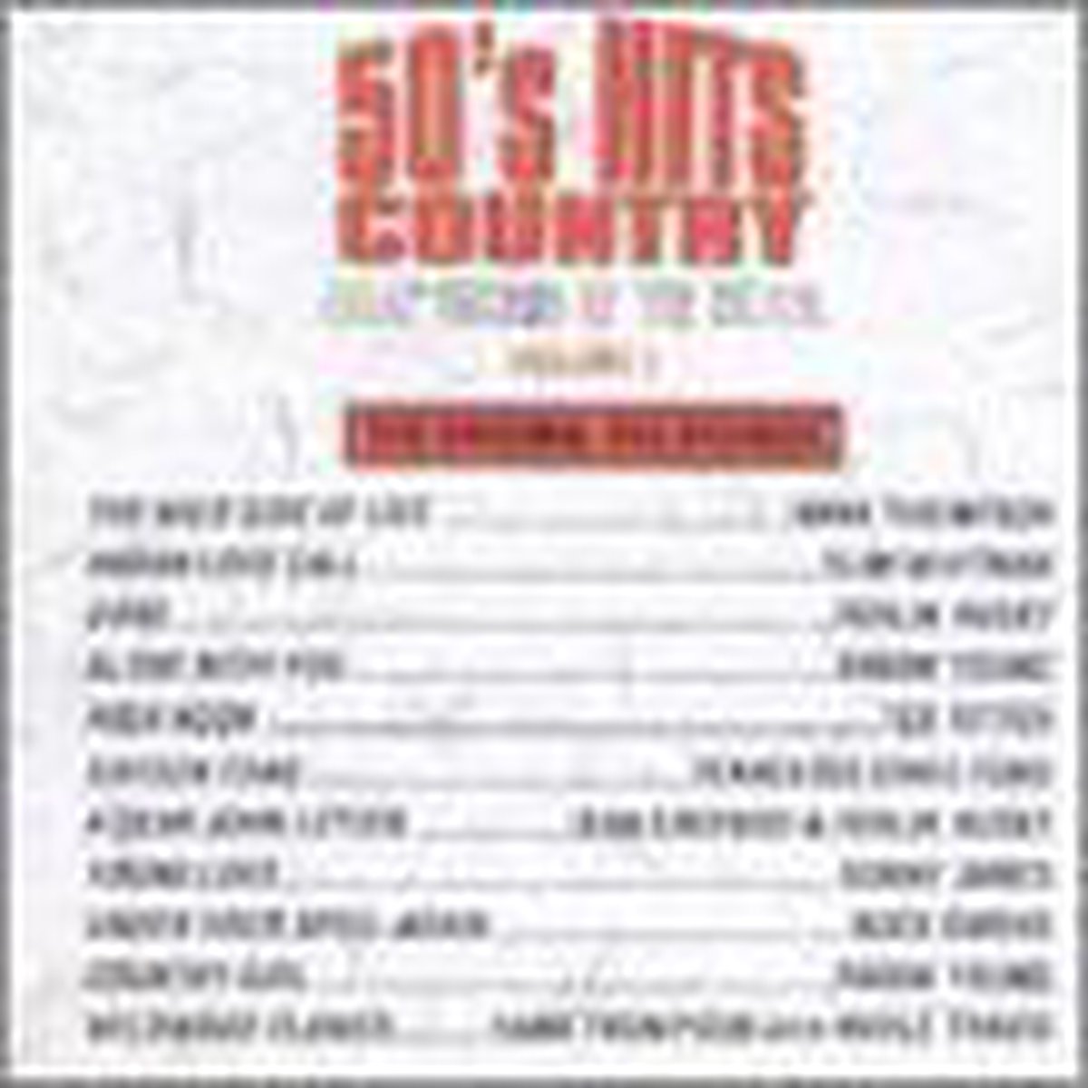 50's Hits...Country, Vol. 1
