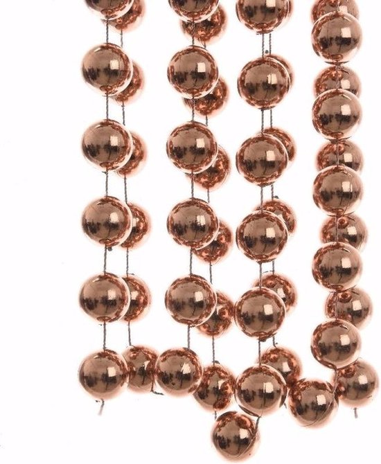 Kerst bronzen XXL kralenslinger Ambiance Christmas 270 cm