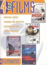 4 top films: K2/Avalanche/ shark attack/Shark attack 2