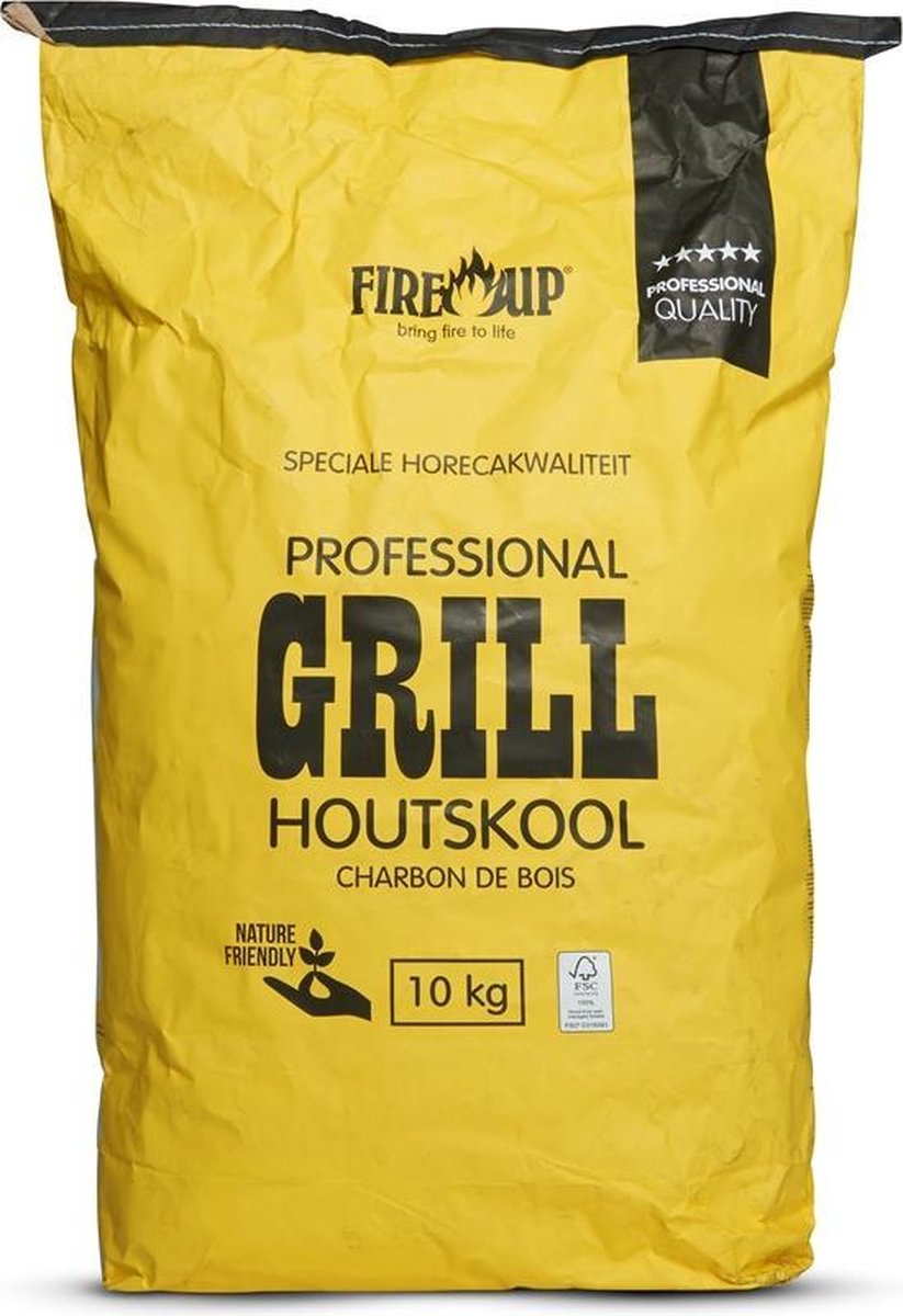 Fire-Up Professional Grill restaurant houtskool 10 kg | bol