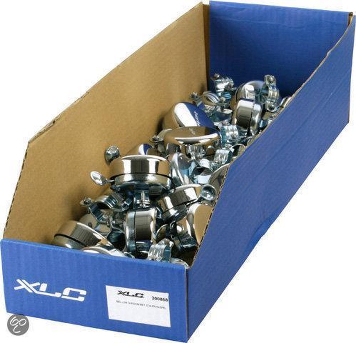 XLC Widek Fietsbel - 24 Stuks - Chroom