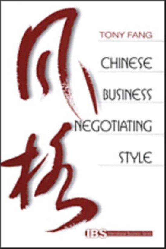 Chinese Business Negotiating Style - cover