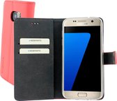 Mobiparts Premium Wallet TPU Case Samsung Galaxy S7 Peach Pink